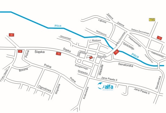 mapa alfa